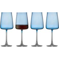 Lyngby Glas Zero Blue Rotweinglas 54cl 4Stk.