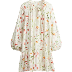 Short Dresses H&M Tie-Detail Dress - White/Floral