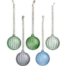 Hadeland Glassverk Bauble Green Juletrepynt 5cm 5st