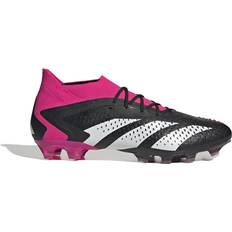 Dame - Rosa Fotballsko Adidas Predator Accuracy .1 AG - Core Black/Cloud White/Team Shock Pink 2