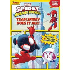 Toys Disney Disney Junior Spidey & His Amazing Friends Let's Swing, Spidey Team! My First Comic Reader!