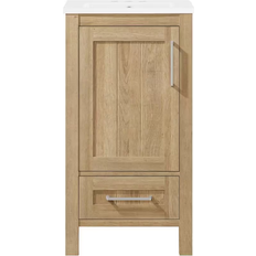 White Oak Vanity Units OVE Decors Kansas (15VVA-KANS18-124FE)