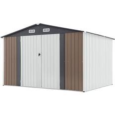 Outdoor storage shed Orange-Casual 10'x8' Outdoor Storage Shed (Building Area )