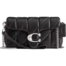 Coach Tabby Bag with Hand Strap and Cushion Quilting - Silver/Black