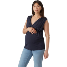 Mamalicious Maternity-Top Blue Navy Blazer