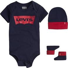 Jersey Sonstige Sets Levi's Baby Batwing Onesie Set 3pcs - Dress Blues/Blue (864410020)