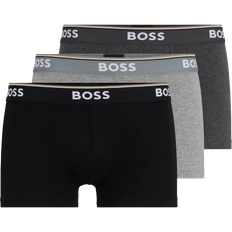 Hugo Boss Herren Unterwäsche Hugo Boss Men's Power Trunks 3-pack - Black/Grey/Dark Grey