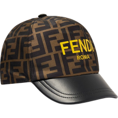 Fendi Kid's FF Logo Cap - Brown