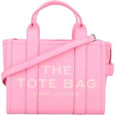 Pink Totes & Shopping Bags Marc Jacobs The Leather Small Tote Bag - Petal Pink