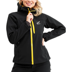 RevolutionRace Hiball Jacket Women - Black/Yellow