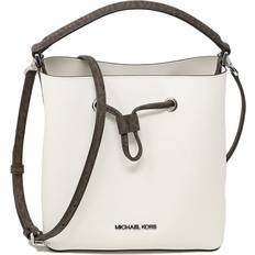 Michael Kors Suri Medium Bucket Bag - Optic White