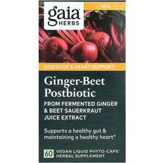 Gaia Herbs Ginger Beet Postbiotic 60 Capsules 60