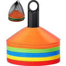 Marker Cones Pro Disc Training Agility Soccer Cones with Carry Bag 25Pcs