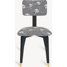 Fornasetti Upholstered Black/White Stuhl