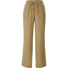 Pieces Maddie Wide Leg Trousers - Deep Light Green