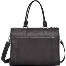 Adax Lulu Napoli Workbag 14" - Dark Brown