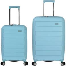 Expandable Suitcase Sets Traveler's Choice Pagosa Hardside Spinner Luggage - Set of 2