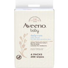 Tücher & Waschlappen reduziert Aveeno Daily Care Baby Wipes 4-pack 288pcs