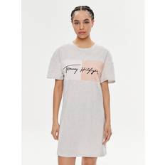 Tommy Hilfiger Nachtwäsche Tommy Hilfiger Nachthemd UW0UW04969 Grau Relaxed Fit