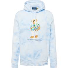 Polo Ralph Lauren Herre Gensere Polo Ralph Lauren Bear Tie-Dye Fleece Hoodie - Blue