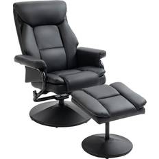 Homcom Recliner Black Armchair 39.8"