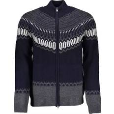 Herre - L - Ull Cardigans Just Gant Wool Men's Sweater