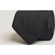 Eton Ties Eton Silk Basket Weave Tie Faded Black One size