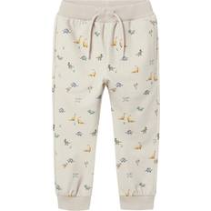 Name It Baby's Mini Print Sweatpant - Nacreous Cloud