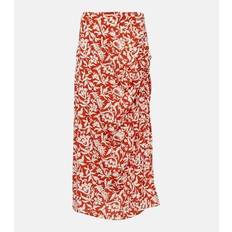 Polo Ralph Lauren Skjørt Polo Ralph Lauren Ruched Crepe Maxi Skirt