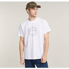 T-skjorter & Singleter Stitch Burger Logo Loose T-Shirt White Men