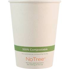 World Centric Paper Cups Hot NoTree Natural 355ml 1000pcs