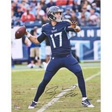 Sports Fan Products Fanatics Authentic Ryan Tannehill Tennessee Titans Autographed 16" x 20" Navy Jersey Passing Photograph