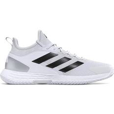 Adidas Schlägersportschuhe Adidas Adizero Ubersonic 4.1 Clay - Cloud White/Core Black/Matte Silver