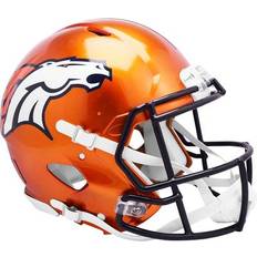 Football Sports Fan Products Riddell Denver Broncos Unsigned FLASH Alternate Revolution Speed Authentic Football Helmet