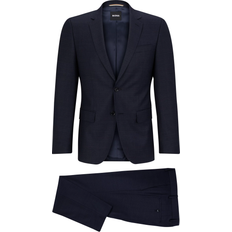 Slim fit suit for men Hugo Boss Huge 2Pcs Slim Fit Suit - Dark Blue