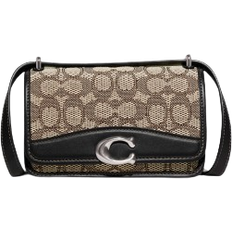 Coach Bandit Crossbody Bag In Signature Textile Jacquard - Black