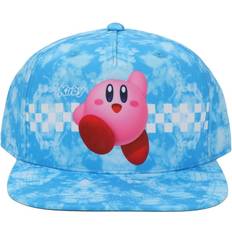 Kirby Kid's Cloud Pattern Snapback Cap - Blue
