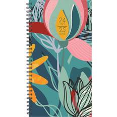 Willow Creek Press Fresh Floral 3.5" x 6.5" Academic Weekly & Monthly Planner 2024-2025