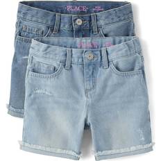 The Children's Place Kid's Roll Cuff Denim Midi Shorts 2-pack - Multi (3044753_32SJ)