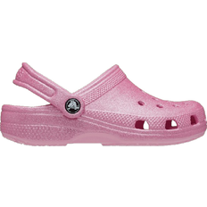 Pink Sandals Crocs Toddler Classic Glitter Clog - Pink Tweed Glitter