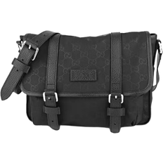Gucci GG Logo Messenger Bag - Monogram Black