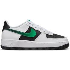Nike Force 1 LV8 2 GS - White/Black/Malachite/Stadium Green