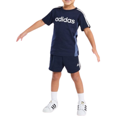 Sonstige Sets Adidas Linear T-shirt/Shorts Set - Navy