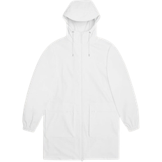 Men - White Rain Clothes Rains Cargo Long Jacket - Powder