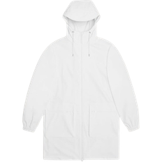 Herre - Hvite Regnjakker & Regnkåper Rains Cargo Long Jacket - Powder