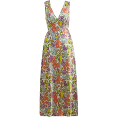 Garden Floral Print Midi Dress - Multi