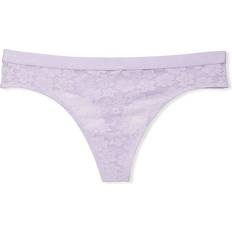 Pink Wear Everywhere Lace Thong Panty - Pastel Lilac