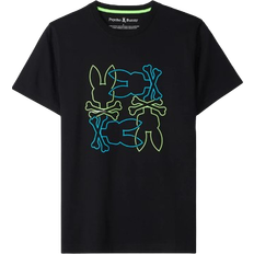 Psycho Bunny Mens Rodman Graphic Tee - Black