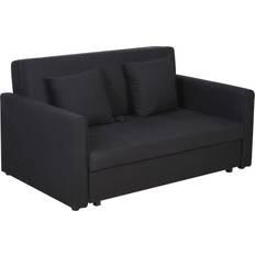 Homcom 2-Seater Charcoal Gray Sofa 101cm Zweisitzer
