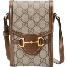 Gucci Horsebit 1955 Mini Bag - Beige/Ebony